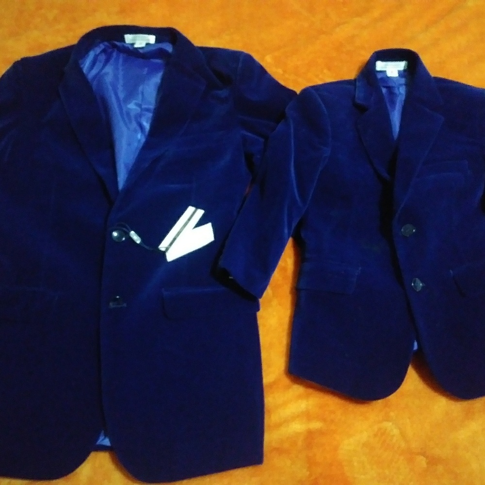 Boys Suede Blazers